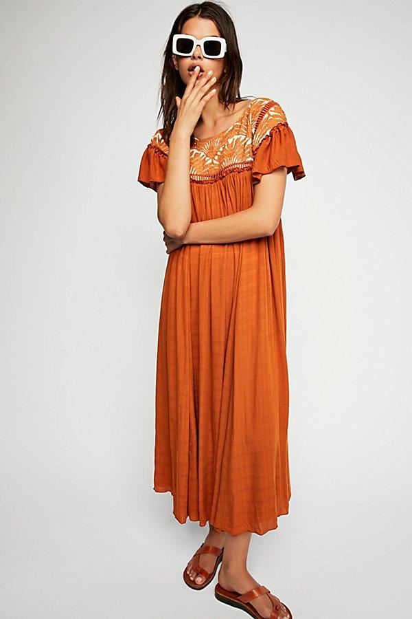 Life's A Breeze Midi Dress By Free People